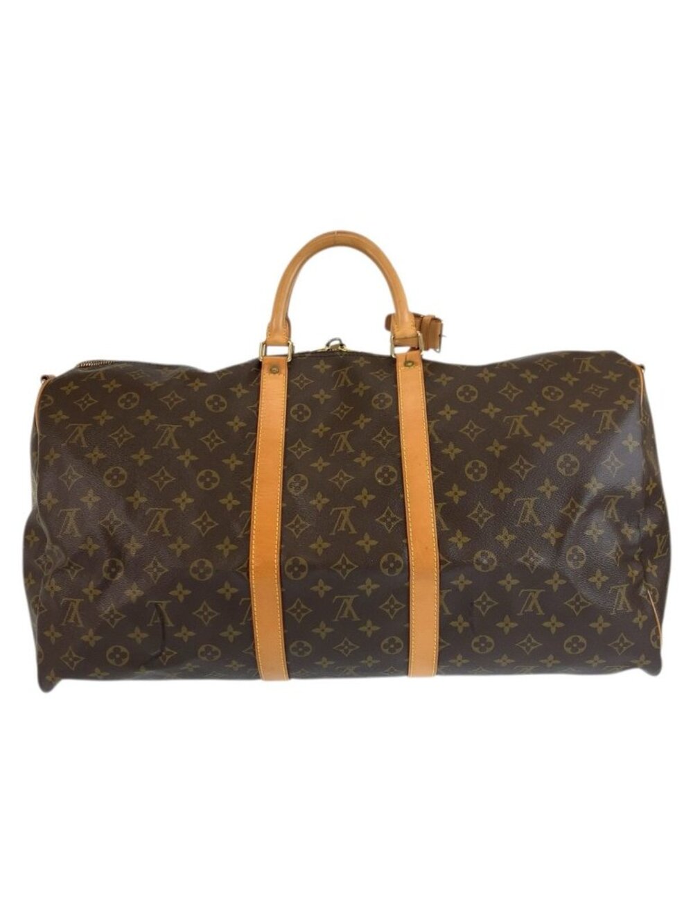 Louis Vuitton Monogram Keepall Bandouliere 55 Boston Bag - Picture 2 of 9